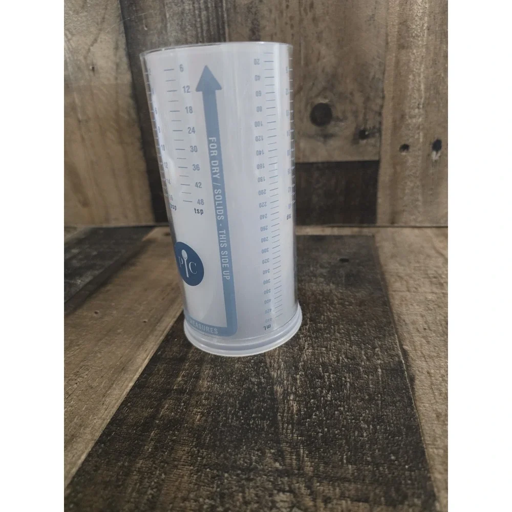 Pampered Chef 2 Cup Measure-All Cup 2225 Adjustable Liquid Dry Measuring Tool